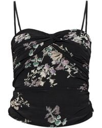 Isabel Marant - Liese Floral-Print Ruched Top - Lyst