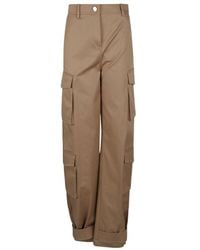 Valentino - High-Waisted Cargo Trousers - Lyst