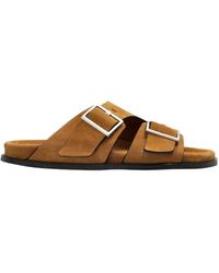 Alohas - Alba Open-Toe Flat Sandals - Lyst