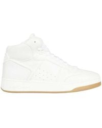 Saint Laurent - Sl/80 Mid-Top Sneakers - Lyst
