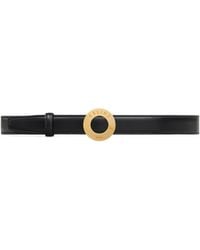 Celine - 25Mm Double-Sided Leather Belt With Disc Buckle - Lyst