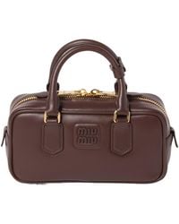 Miu Miu - Arcadie Leather Bag - Lyst