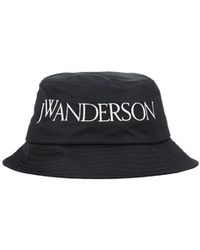 JW Anderson - Jw Anderson Logo Embroidered Bucket Hat - Lyst