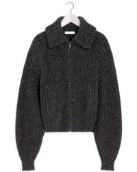 Lemaire - Zip-Up Knitted Cardigan - Lyst