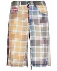 GALLERY DEPT. - Patchwork Plaid Shorts - Lyst