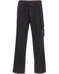 Stone Island - Logo Patch Drawstring Trousers - Lyst