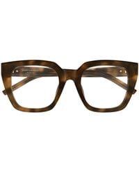 Saint Laurent - Eyewear Square Frame Glasses - Lyst