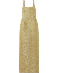 Emilia Wickstead - Metallic Seersucker Gown - Lyst