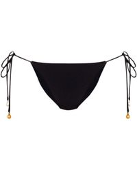 Tory Burch - Solid String Knotted Bikini Bottom - Lyst