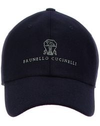 Brunello Cucinelli - Logo Embroidered Baseball Cap - Lyst