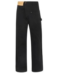 JW Anderson - Jw Anderson Twisted Workwear Denim Jeans - Lyst
