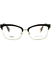 Fendi - Logo Detail Flat Lens - Lyst
