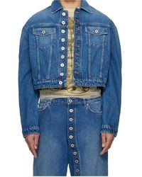 Jean Paul Gaultier - The Buttoned Denim Jacket - Lyst