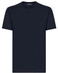 Dolce & Gabbana - Silk Logo T-Shirt - Lyst