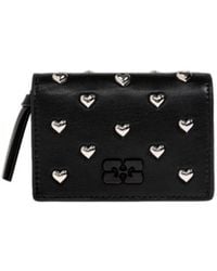 Ganni - Heart-Studded Wallet - Lyst