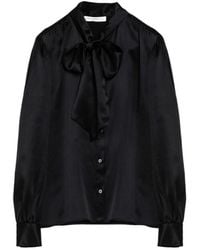 Alessandra Rich - Bow-Tie Button-Down Top - Lyst