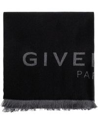 Givenchy - Logo Fringe Scarf - Lyst