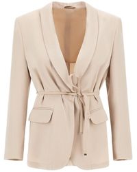 Herno - Lace-Up Casual Jacket - Lyst