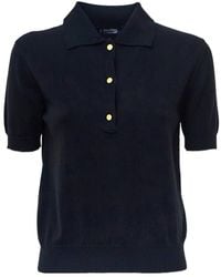 Max Mara - 'S Pomposa Short-Sleeved Knitted Polo Shirt - Lyst