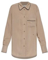 Victoria Beckham - Stripe Pajama Shirt - Lyst