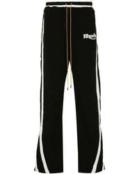 Rhude - Logo-Print Track Pants - Lyst