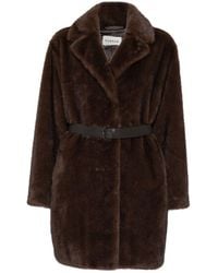 P.A.R.O.S.H. - Belted Lapel Coat - Lyst