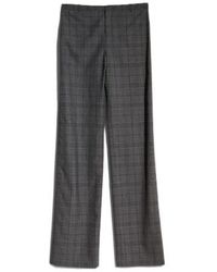 Gucci - Checked Fine Wool Pants - Lyst