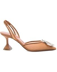 AMINA MUADDI - Begum Embellished High Heels - Lyst