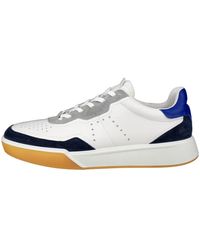 Ecco - Low-Top Sneaker With Perforated Leather Accents - Lyst