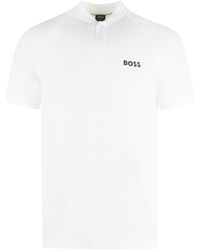 BOSS - Boss X Matteo Berrettini Short-Sleeved Polo Shirt - Lyst