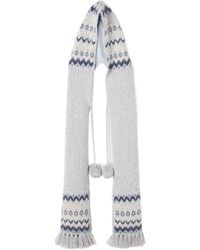 Loro Piana - Alpe Suede Hooded Scarf - Lyst