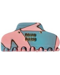 Miu Miu - Logo Hair Clip - Lyst