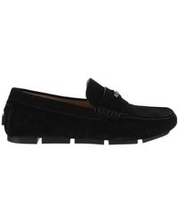 Versace - Medusa Head Slip-On Loafers - Lyst