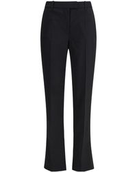 McQueen - Straight-Leg Pleated Trousers - Lyst