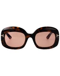 Tom Ford - Eyewear Rectangle Frame Sunglasses - Lyst