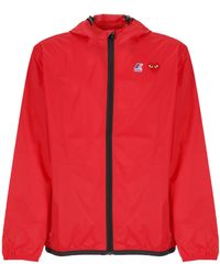 COMME DES GARÇONS PLAY - Long-Sleeved Hooded Jacket - Lyst