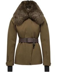 Moncler - Grenoble Vizelles Shearling-Trimmed Ski Jacket - Lyst