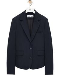 Loewe - Single-Breasted Tailored Jacket - Lyst