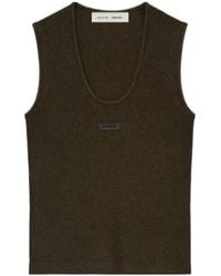 Fear Of God - Logo Patch Ribbed Tank - Lyst