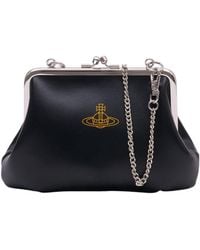 Vivienne Westwood - Logo Detailed Top Handle Bag - Lyst