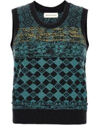 Dries Van Noten - Mahoba Jacquard Knitted Vest - Lyst