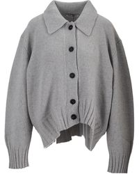 The Attico - Collared Cardigan - Lyst