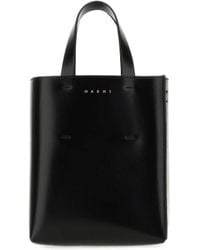 Marni - Logo Printed Mini Tote Bag - Lyst