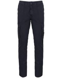 Stone Island - Compass-Patch Cargo Trousers - Lyst