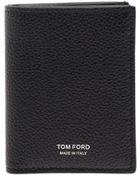 Tom Ford - Logo Printed Bi-Fold Wallet - Lyst