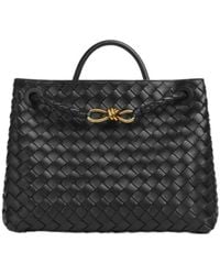 Bottega Veneta - Andiamo Medium Top Handle Bag - Lyst