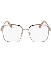 Chloé - Rectangular Frame Logo Flat Mirror - Lyst