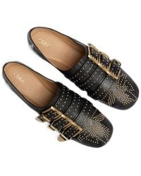 Chloé - Susan Leather Ballerina Flats - Lyst