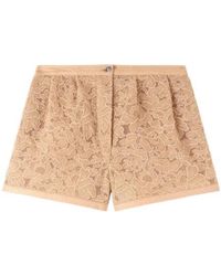 Ermanno Scervino - Floral Lace Shorts - Lyst