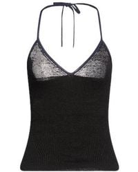 Jacquemus - Two-Tone Knit Sleeveless Tank Top - Lyst